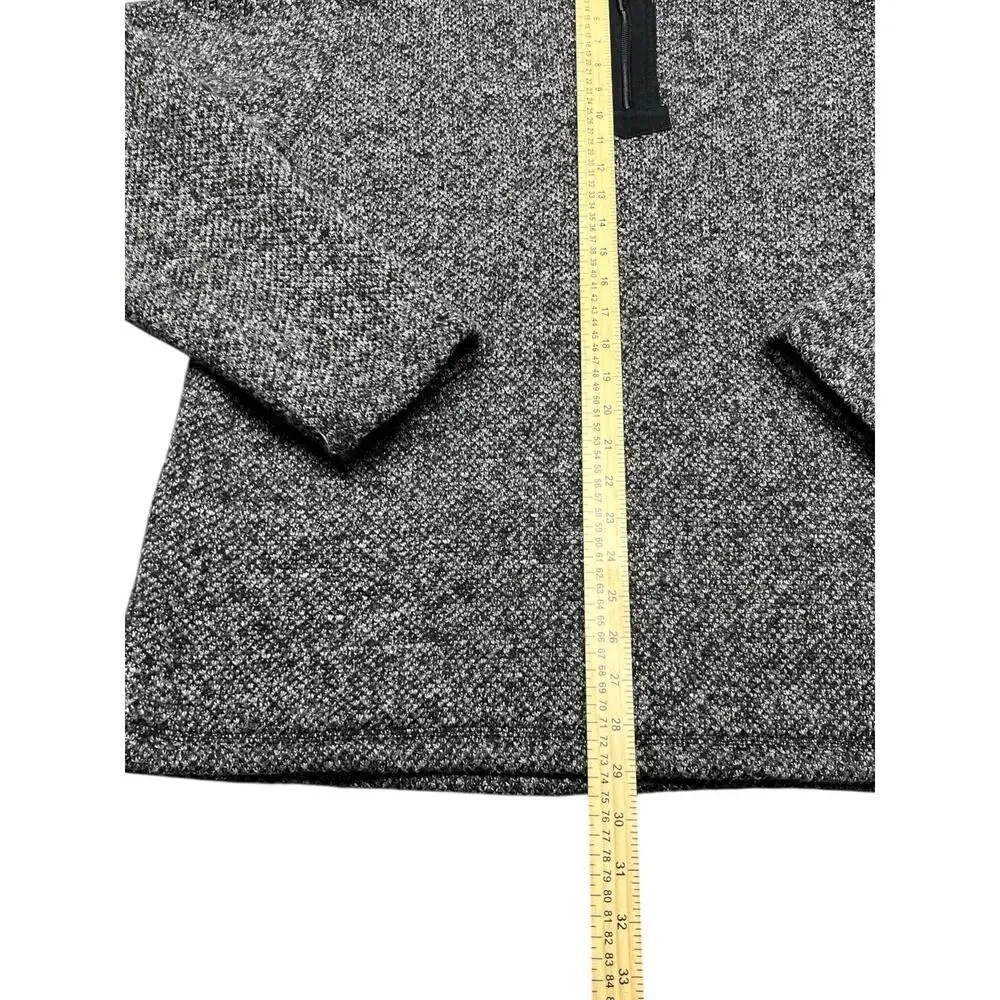 Orvis XL Gray Sherpa Fleece 1/4 Zip Pullover Outdoor Sweater Warm Soft